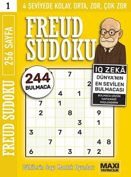 Freud Sudoku / Bertan Kodamanoğlu / Maxi Yayıncılık / 9786256138292 ürün görseli