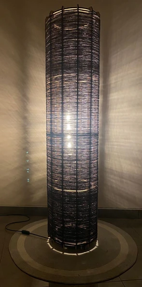 Doğal El Yapımı Lambader Bohem,Ahşap,Modern,Rustik - Resim 7