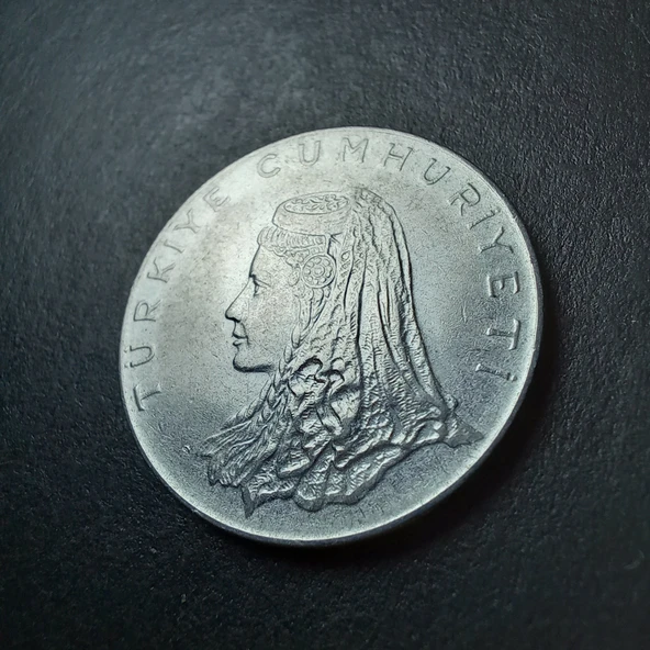 Escoines Koleksiyon 3996368f55e0810eda 1971 Akmonital 50 Kuruş ÇÇT+/ÇA eski madeni para - Resim 2