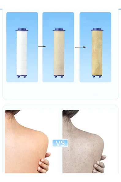 Mucit Home Beyaz Spa Modlu Filtreli Duş Başlığı 5 Fonksiyonlu Duş Fiskiyesi - Resim 3