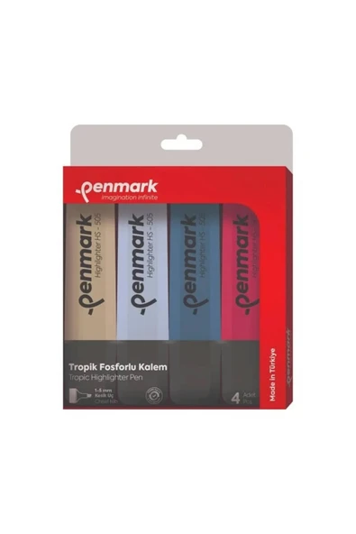 Penmark Fos.Kalem Karışık Renk Hs-505-4T 4 Lü ürün görseli