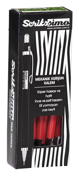 SCRIKSS VERSATİL KALEM SIMO 0.5 KIRMIZI 12 Lİ STAND-1 ADET ürün görseli