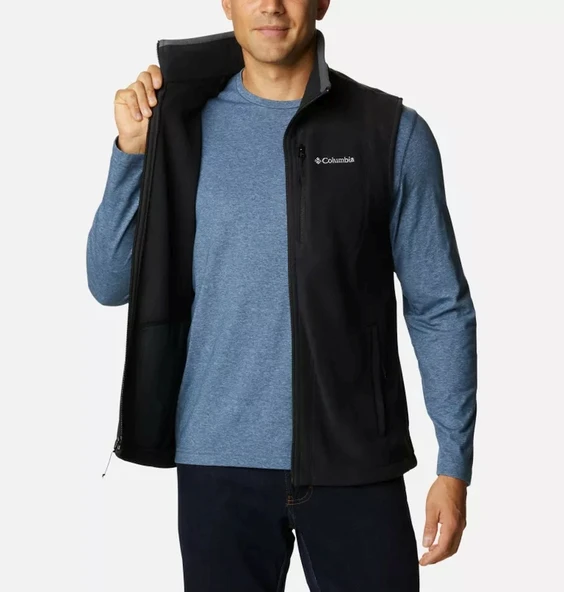 Columbia Fast Trek™ Fleece Vest Erkek Polar Yelek AM1056-009 - Resim 5