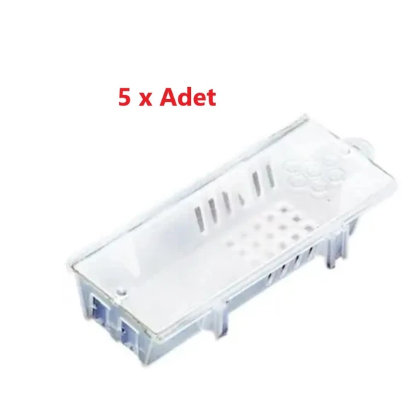 Plastik Beyaz Ana Arı Nakil Transfer Kutusu 5 Adet ürün görseli