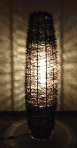 Doğal El Yapımı Lambader Bohem,Ahşap,Modern,Rustik - Resim 10