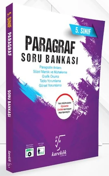 5. Sınıf Paraf Soru Bankası / Burcu Aksu Yıldırım / Karekök Yayıncılık / 9786256180314 ürün görseli