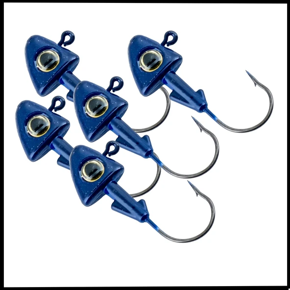 Uyguna-Yakala 10 gr -Mavi  -Kurşunlu  Olta İğnesi Zoka -5 Adet ALA.268 ürün görseli