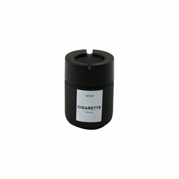 Siyah Cam Küllük - Resim 2