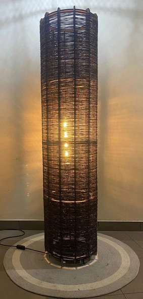 Doğal El Yapımı Lambader Bohem,Ahşap,Modern,Rustik - Resim 5