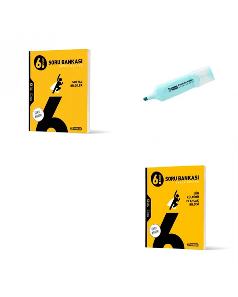6.Sınıf Sosyal Bilgiler Ve Din Kültürü Soru Bankası (Yeni Müfredat) ürün görseli 1