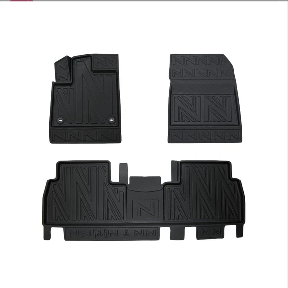 Guartly Toyota Proace City 2019 ve Sonrası Için Uyumlu Araca Özel 4D Premium Havuzlu Paspas Takımı - 2