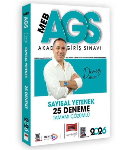 Yargı Meb AGS Sayısal Yetenek 25 Deneme Çözümlü Deniz Atalay 2026 ürün görseli