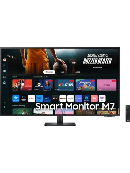 Samsung 43" 4ms (Gtg) 60Hz (Usb-C,hdmı,usb-A) M7 M70D HDR10 Va Panel 4K UHD Akıllı Monitör - LS43DM702UUXUF
