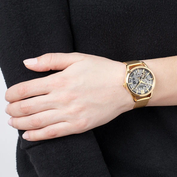 FESTINA F20629/1 AUTOMATIC SKELETON SAPPHIRE KADIN KOL SAATİ - Resim 3