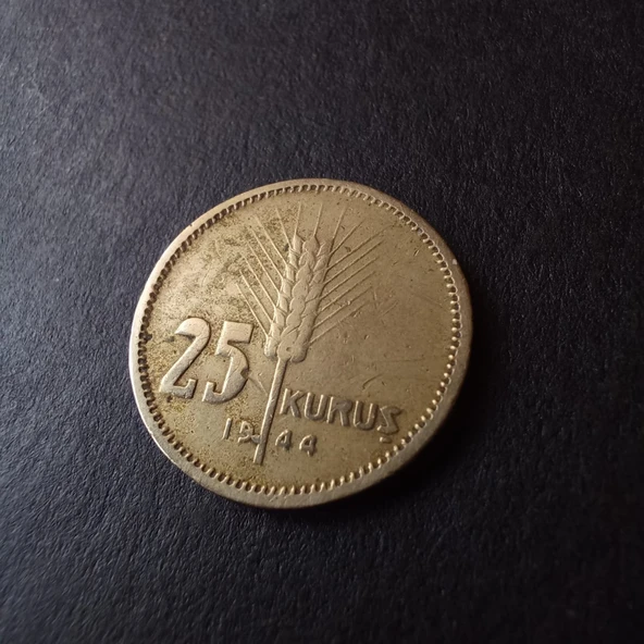 Escoines Koleksiyon 3996368f5703071dea 1944 25 Kuruş ÇT/ÇÇT+ eski madeni para - 6