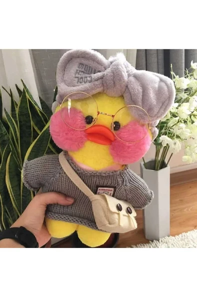Sekk O Lalafanfan 30 Cm Sarı Ördek Harika Pembe Konbin Veya Harika Gri Konbin Olarak Gönderiyoruz - 3