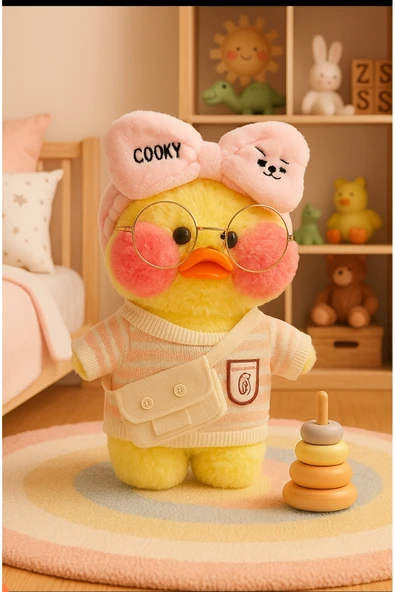 Sekk O Lalafanfan Karikatür 30 Cm Beyaz Ördek Aksesuarlar Görselde Gördüğünüz Model Ile Gönderiliyor