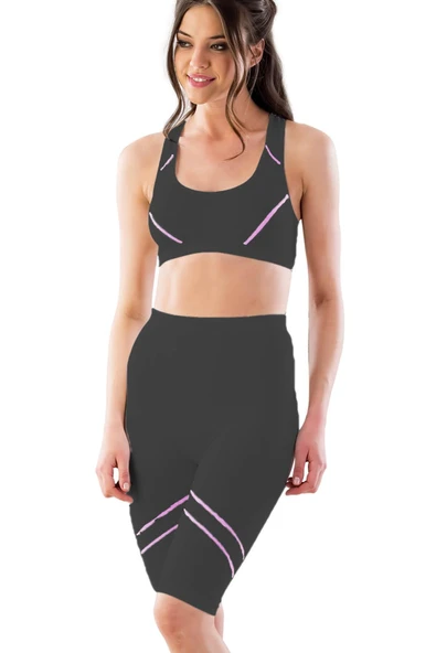 SİYAH-PEMBE MI Emay 3850 Soft Büstiyer Takım ürün görseli 1