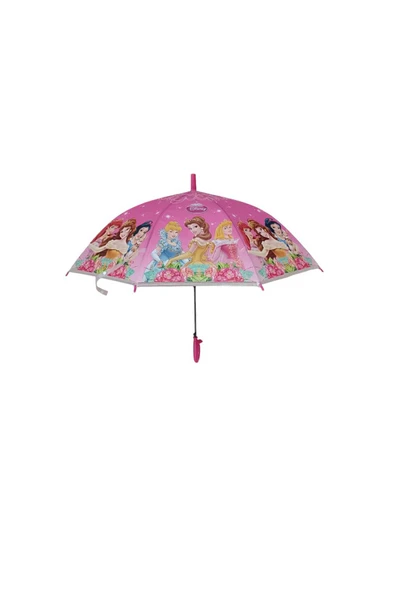 Sekk O Kız Çocuk Şemsiye Karışık Model Baskılı Figürlü 8 telli Şemsiye Pembe Renk Karışık figür - 2
