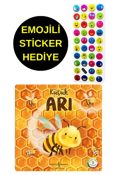 EMOJİLİ  STİCKER HEDİYE  - OKUL ÖNCESİ RESİMLİ KİTAPLAR  - KÜÇÜK ARI ürün görseli