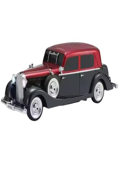 ULTRATEKNO WS-1934 Pontiac Sedan Diecast Araba Bluetooth Hoparlör Işıklı, FM Radyo ve USB Destekli Müzik Kutusu - 3