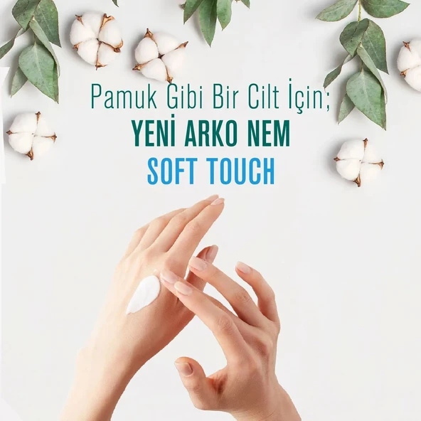 Arko Nem, Soft Touch, Nemlendirici El ve Vücut Bakım Kremi - 250 ml x 3 Adet - 4