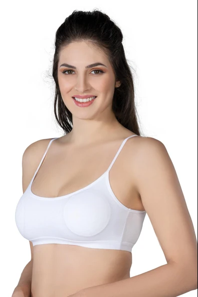 BEYAZ MI Emay 1425 Modal Cotton Pedli Büstiyer ürün görseli 1