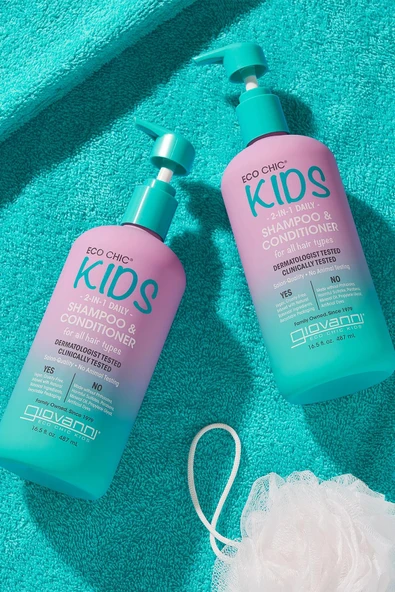 Giovanni Eco Chic Kids 2’si 1 Arada Çocuk Şampuanı ve Saç Kremi 487ML - 2