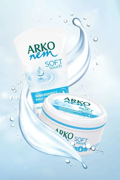 Arko Nem, Soft Touch, Nemlendirici El ve Vücut Bakım Kremi - 250 ml x 3 Adet - 7