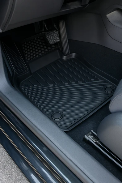 Black Gold Skoda Octavia 2004-2013 Uyumlu 3D Oto Paspas Premium - Resim 4