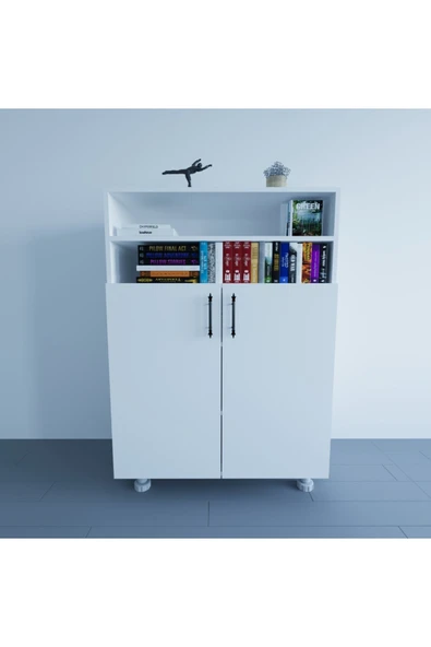 yergül dizayn Çok Amaçlı Dolap Tuna Erzak Dolabı Banyo Dolabı Kiler Dolabı Mutfak Dolabı Beyaz 1,40x46x1.00