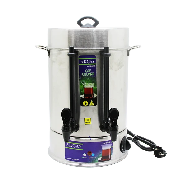 ÇAY OTOMATI 80 BARDAK SEMAVER ELEKTRİKLİ ÇAY MAKİNESİ ( MARKA DEĞİŞKENLİK GÖSTEREBİLİR ) (5284)