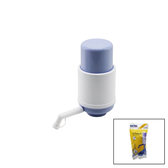 KÜÇÜK - DÜZ   MANUEL  DAMACANA SU POMPASI  POŞETLİ AMBALAJ   DAMLAMA ÖNLEYİCİ KAPAK (5284) ürün görseli