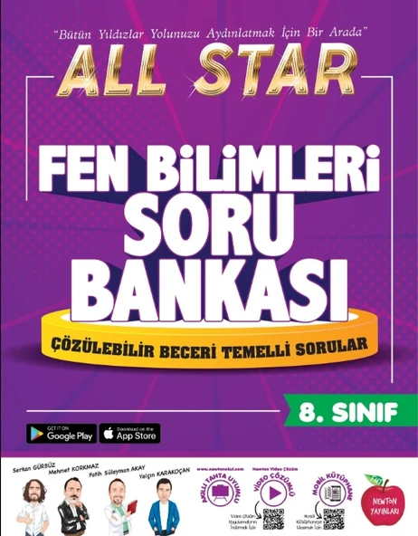 Newton Yayınları 8. Sınıf All Star Fen Bilimleri Soru Bankası