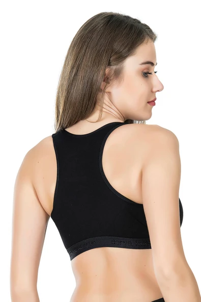 Derya Kurşun Geniş Askılı Sporcu Body Sütyen 525 ürün görseli 1