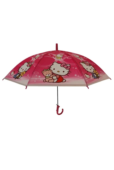 Toyhouse Hello Kity Kahraman Figürlü Şemsiye Su Tutmaz - Kılıflı Çocuk Şemsiyesi - 2