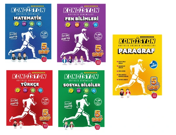 Newton Yayınları 5. Sınıf Tüm Dersler Kondisyon Denemeleri Seti