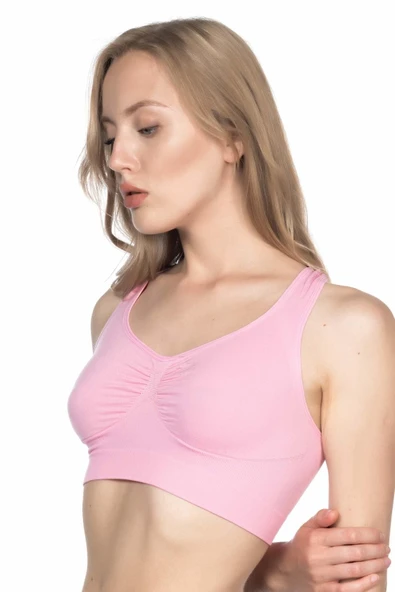 PEMBE MI Emay 4001 Soft Sporcu Büstiyer - Resim 2