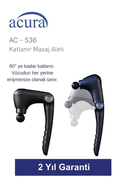 Acura AC-536 Isıtmalı & Soğutmalı Profesyonel Katlanır Masaj Aleti