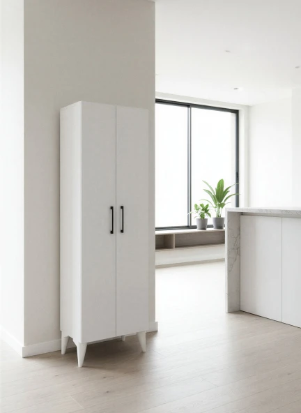 ARUAT 6 Raf'lı Mutfak & Banyo Çok Amaçlı Kulanılabilen Kapaklı Dolap - 3