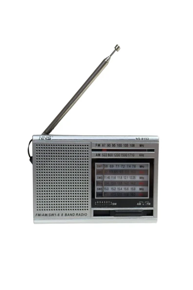 ULTRATEKNO NS-8153 Taşınabilir Pilli Cep Radyosu Deprem Çantası Radyosu Am Fm SW-1-6 8 Bandlı Mini Radyo - 2