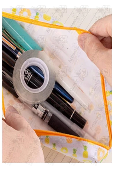 Şeffaf Para Bandı 12mm x 33 Metre 1 Adet Artlantis Şeffaf Okul Ofis Kırtasiye Bantı Yüksek Kaliteli Paketleme Bandı - 6