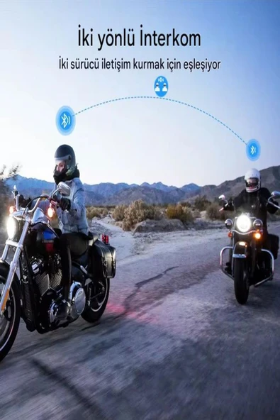 ULTRATEKNO Profesyonel Maxto X2 Intercom IPX6 Su Geçirmez, Gürültü Önleyici, HIFI Ses, Tüm Kasklara Uygun - Resim 7