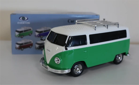 EVERTON RT-1945 Yeşil Arabalı  Bluetooth Fm-Usb-Tf-Aux Şarjlı Nostaljik Radyo ürün görseli