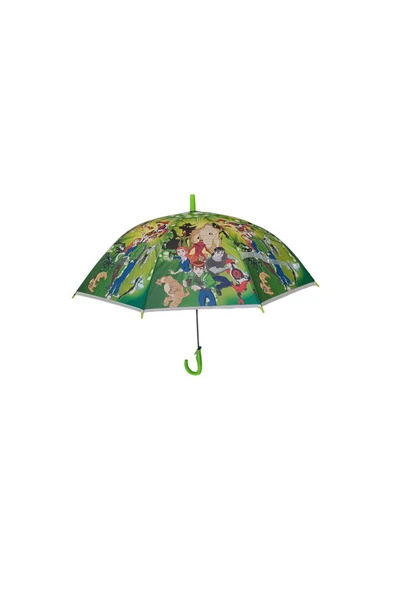 Sekk O Erkek Çocuk Şemsiye Karışık Model Baskılı Figürlü 8 telli Şemsiye Pembe Renk Karışık figür - 5