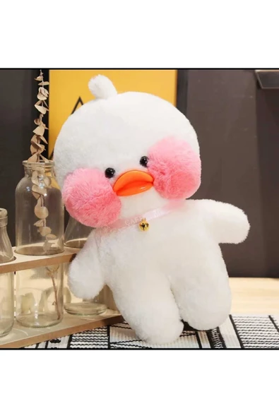 Sekk O Lalafanfan Ördek Peluş Beyaz (ÜRÜN GÖRSEL GÖRDÜĞÜNÜZ KIYAFET MODELİ VE GÖZLÜĞÜ ILE GÖNDERİLİYOR) - 3