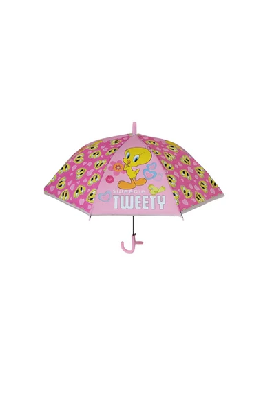 Sekk O Kız Çocuk Şemsiye Karışık Model Baskılı Figürlü 8 telli Şemsiye Pembe Renk Karışık figür - 3