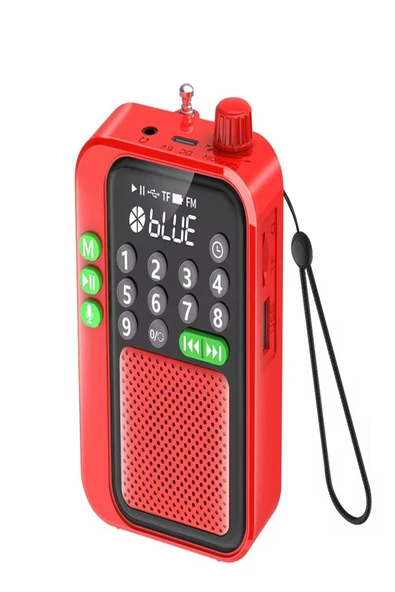 ULTRATEKNO C9 Bluetooth Şarjlı Radyo USB & TF Kart Okuyucu Deprem Çantasına Uygun FM Radyo ürün görseli 1
