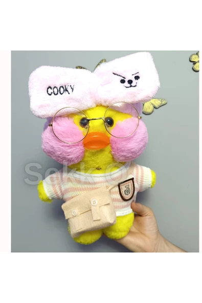 Sekk O Lalafanfan Ördek Peluş Sarı (ÜRÜN GÖRSEL GÖRDÜĞÜNÜZ KIYAFET MODELİ ILE GÖNDERİLİYOR) - 2