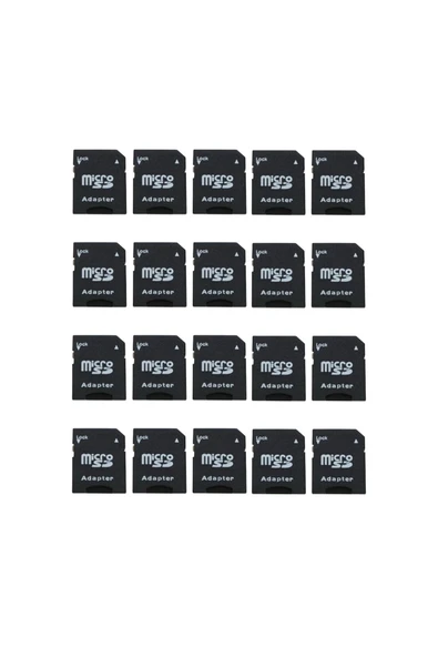 ULTRATEKNO 20 Adet SD Hafıza Kart Adaptörü Mikro SD Card Adapter - Resim 3